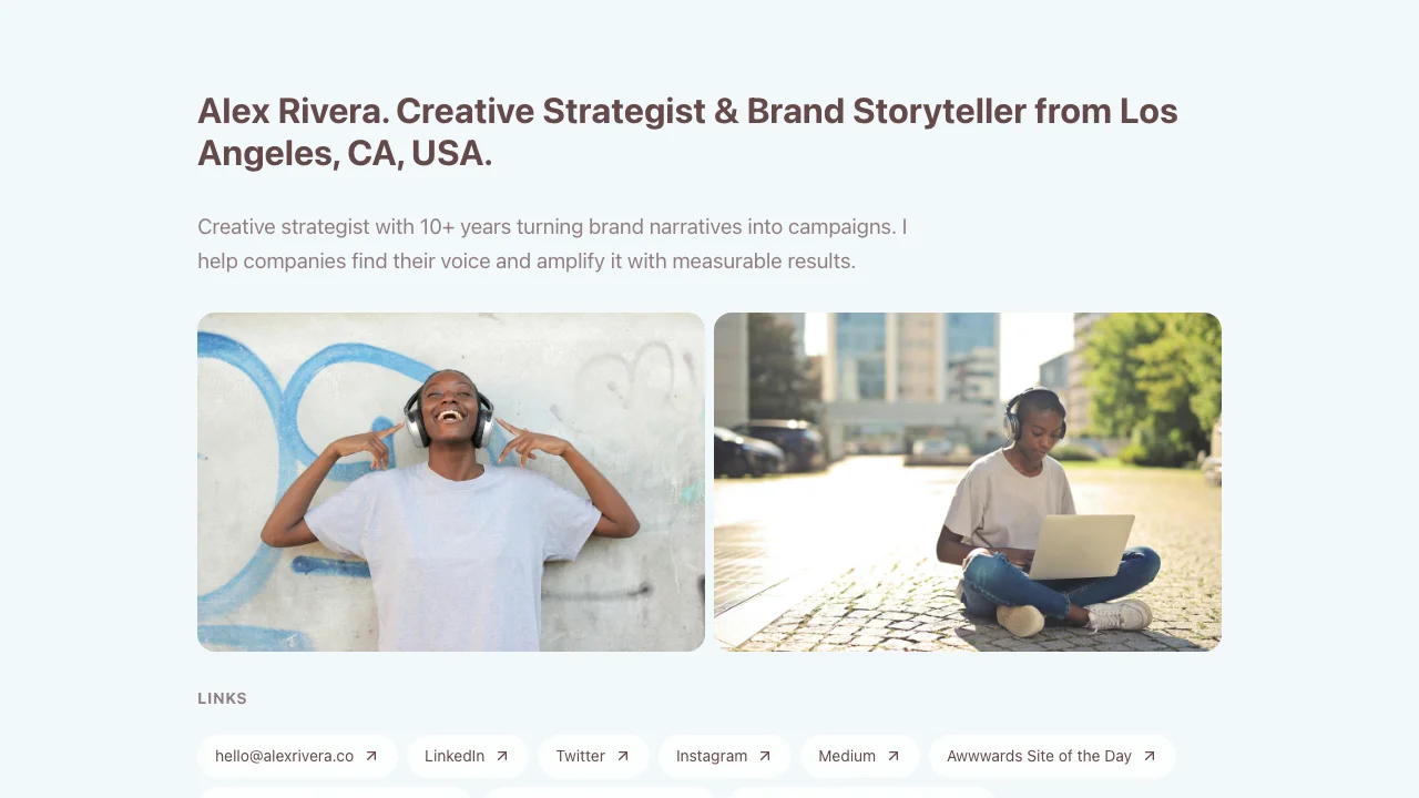 Loading preview of Creative Resume